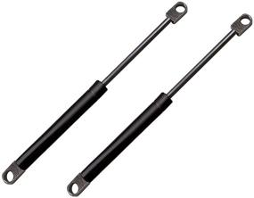 img 2 attached to 📦 BOXI SG459003 4037 Universal Lift Supports Gas Struts Shocks Springs Dampers - Pack of 2 |10" Extended Length | 6.75" Compressed Length | 60lbs Force | 10.2mm Eyelet Hole