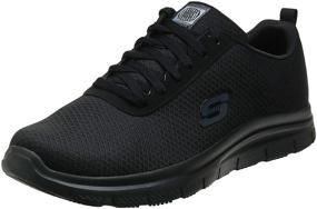 img 4 attached to Men's Skechers Work Advantage Bendon Shoes in Black - Enhanced SEO
