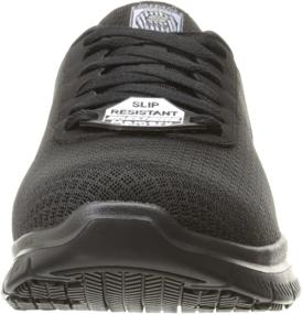 img 3 attached to Men's Skechers Work Advantage Bendon Shoes in Black - Enhanced SEO