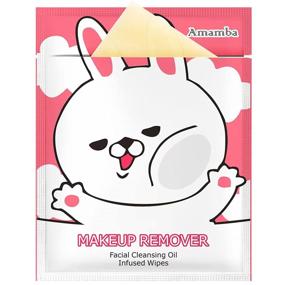 img 4 attached to 🧖 Amamab Cleansing Oil - Facial Cleansing Oil Wipes, Individually Wrapped, Oil Based Makeup Remover Wipes for All Skin Types (21 count)