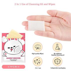 img 1 attached to 🧖 Amamab Cleansing Oil - Facial Cleansing Oil Wipes, Individually Wrapped, Oil Based Makeup Remover Wipes for All Skin Types (21 count)