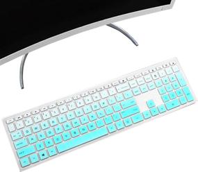 img 4 attached to 🔒 Premium Keyboard Cover for HP Pavilion 27 & 24 All-in-One Desktop PCs - Complete Protection & Accessibility for HP Pavilion AIO Accessories