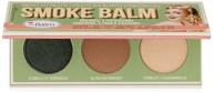 🔥 thebalm smoke balm blazing eyeshadow palette: eye-popping cosmetics for girls and women - triple-milled pigments, shimmer shadow & liner logo