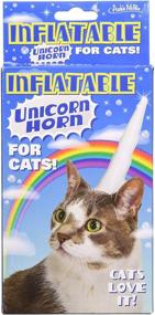 img 2 attached to 🦄 Inflatable Unicorn Horn for Cats by Accoutrements