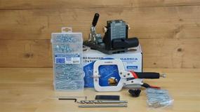 img 2 attached to Massca Pocket Hole Jig System Set - M1 Bundle – Adjustable & Easy to Use Joinery Woodworking Tool with Drill Bit, Hex Key Screws, Square Driver, Stop Collar and Face Clamp