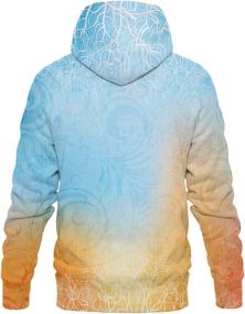 img 2 attached to 👕 Syaimn Unisex 3D Printed Hoodies: Fashionable & Comfortable Sweater for Casual Workouts