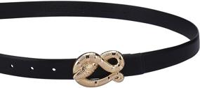 img 2 attached to 👗 Women's Casual Fashion Belt by Jessica Simpson