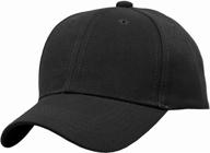 🧢 topheadwear youth baseball hat with adjustable hook and loop closure - blank design logo