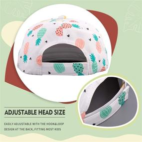 img 3 attached to Baseball Adjustable Toddler Trucker Pineapple