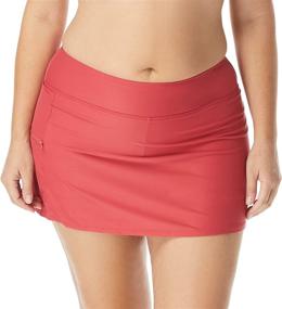 img 4 attached to BEACH HOUSE Emma Swim Skort Women's Clothing for Swimsuits & Cover Ups