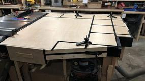 img 1 attached to Clear Style's 480-Inch T-Track System: Enhance Woodworking Projects with CNC Table & Hold Down Clamps