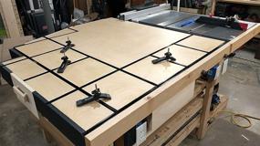 img 2 attached to Clear Style's 480-Inch T-Track System: Enhance Woodworking Projects with CNC Table & Hold Down Clamps