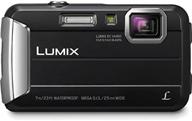 panasonic lumix dmc-ts25 - rugged 16.1 mp digital camera with 8x intelligent zoom (black) logo