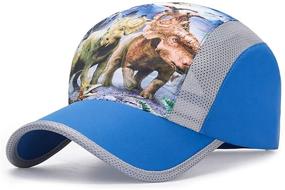 img 4 attached to 🧢 Julylee Toddler Baseball Hats & Caps: Cotton Designs for Boys' Accessories