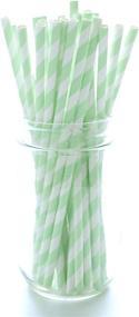 img 1 attached to Mint Green Party Straws Supplies