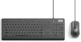 img 4 attached to 💦 AZIO KM535: Enhance Your Typing Experience with Antimicrobial Protection and Waterproof Design