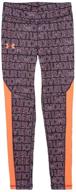 🏿 black girls' under armour coldgear legging for enhanced performance logo