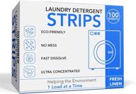 🌿 eco-friendly laundry detergent sheets (200 loads) | biodegradable, zero waste, plastic-free, planet-friendly laundry soap strips logo