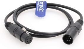 img 4 attached to Eonvic 4-pin XLR Power Supply Cable: Enhance DSLR Camera Performance with Male to Female Connectivity