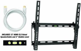 img 2 attached to 🖼️ Optimized OSD Audio TM-144 Tilt Wall Mount for 26 to 47-inch Low Profile Plasma, LED or LCD TV