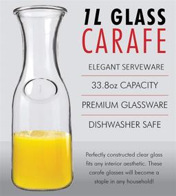 img 3 attached to Liter Glass Carafe Decanter Comfortable