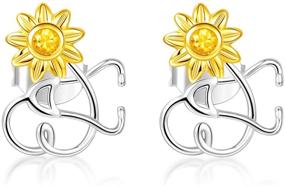 img 4 attached to Sterling Silver Nursing Themed Stud Earrings: Perfect Gift for Nurses! Stethoscope Earrings for RNs, Doctors & Medical Students - IOHUPCI Jewelry