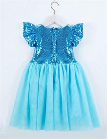 img 3 attached to 👗 Cilucu Princess Birthday Valentines Girls' Dresses for Bridesmaids - Clothing