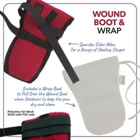 img 2 attached to 🐾 Protect Your Dog's Paws with Ultra Paws Wound Boot - XSmall - Paw Width 1 3/4