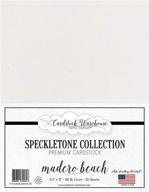 madero beach speckletone recycled cardstock logo
