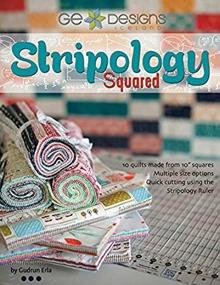 img 1 attached to 🧵 Освойте искусство пэчворка с помощью книги G.E. Designs "Stripology Squared" в мягкой обложке - Искрящаяся вдохновляющими полноцветными идеями!