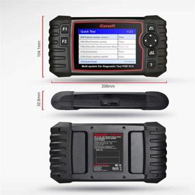 img 1 attached to 🔧 iCarsoft POR V3.0: Advanced Porsche/Cayenne Diagnostic Tool with Auto VIN, Quick Test, and Actuation Test