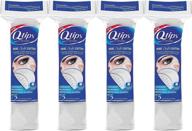 💆 q-tips beauty cotton rounds: convenient 75 count in a pack of 4 logo