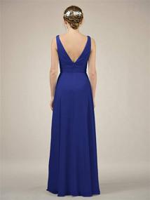 img 3 attached to Alicepub Chiffon Bridesmaid Evening Dresses - Elegant Women's Clothing for Special Occasions