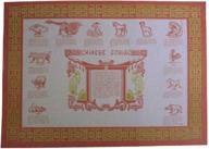 🐉 delightful chinese zodiac paper placemats: traditional pieces with a modern twist logo