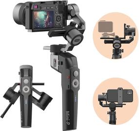 img 4 attached to 📷 MOZA Mini P Professional Gimbal: 3-Axis Stabilizer for Smartphones, GoPro, Compact & Mirrorless Cameras – Up to 1.98Lb Payload, Compatible with Multiple Devices