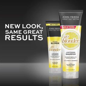 img 2 attached to 🔆 John Frieda Sheer Blonde Go Blonder Lightening Shampoo, 8.3 oz