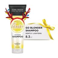 🔆 john frieda sheer blonde go blonder lightening shampoo, 8.3 oz logo