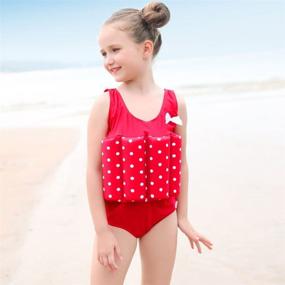 img 2 attached to 👶 Zerlar Adjustable Buoyancy Floatation Swimsuits: Perfect Fit for 1-10 Years Baby Girls