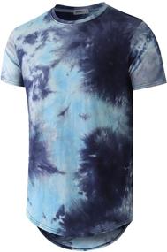 img 4 attached to 👕 Yellow Tie Dye Style T Shirts for Men - WEMELY Men's Clothing