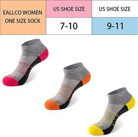 img 3 attached to 🧦 BEENUT Womens Ankle Socks - 6 Pairs Running Athletic Cushioned Sole Socks for Non-Slip Sports Performance