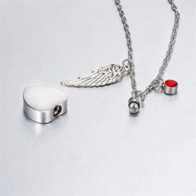 img 2 attached to Glimkis Cremation Memorial Necklace Birthstones Boys' Jewelry for Necklaces