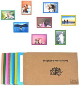 img 4 attached to LAGIPA Magnetic Picture Refrigerator Self Adhesive Home Decor and Photo Albums, Frames & Accessories