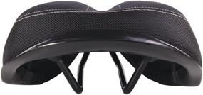 img 1 attached to Optimized Serfas Men's Dual Density Bicycle Saddle