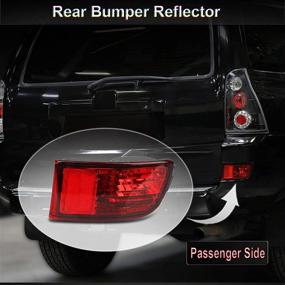 img 3 attached to 🚘 MbuyDIY Right Rear Bumper Reflector Tail Light Passenger Side for 2003-2005 4Runner - High-Quality Replacement