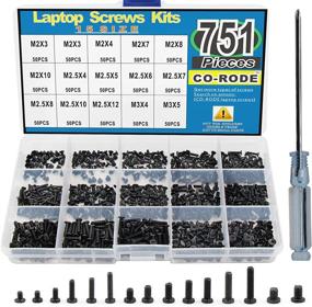 img 4 attached to 🔧 Laptop Notebook Computer Screws Kit Set: 751PCS with Screwdriver for IBM HP Dell Lenovo Samsung Sony Toshiba Gateway