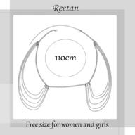 reetan layered crystal nightclub accessories women's jewelry logo