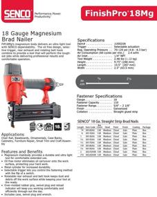 img 1 attached to SENCO FinishPro® 18 Gauge Nailer ProSeries