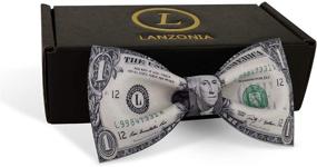 img 3 attached to Lanzonia Bowtie Novelty American Patterned Boys' Bow Ties: Stylish Accessories for Young Gentlemen