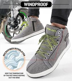 img 3 attached to 👞 Streetbike Casual Accessories: Breathable Protective Motorcycle Shoes for Men - Size 11
