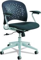 safco products 6803bl chair round logo